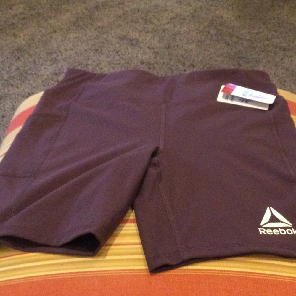 NWT Reebok Mauve Bike Shorts